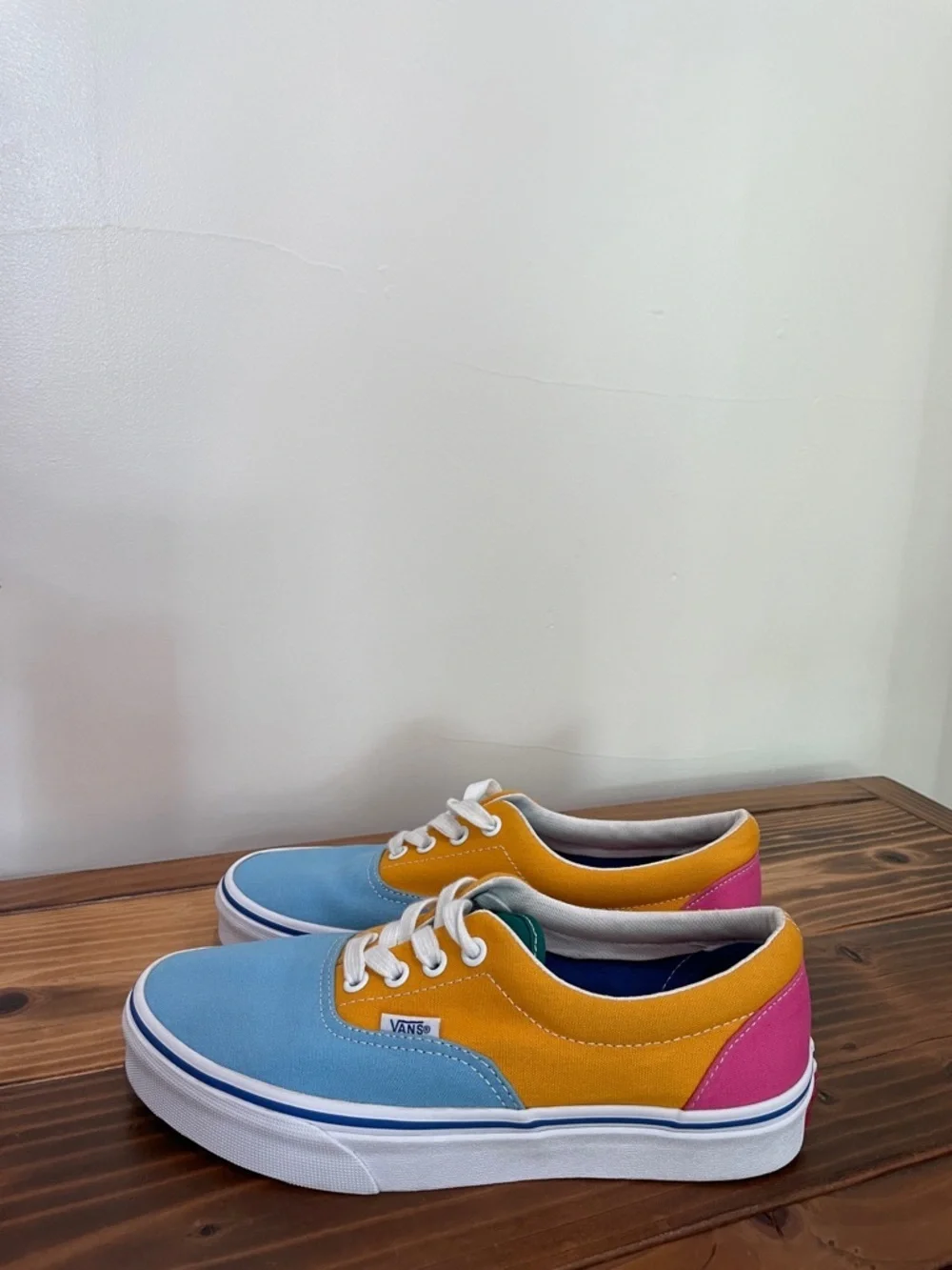 Vans Era Canvas 'Colorblock' Sneakers Women’s Size 7 Men’s Size 5.5